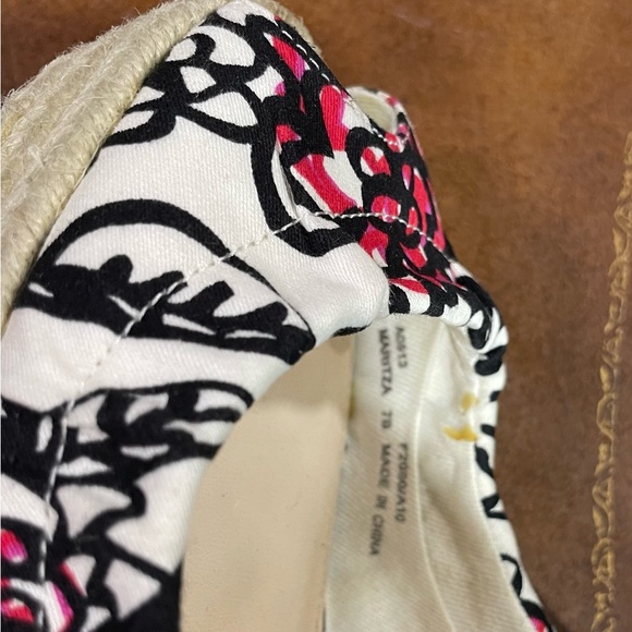 Coach Women’s size 7B woven heel shoes - Picture 5 of 10